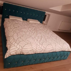 Łóżko tapicerowane Zeus
